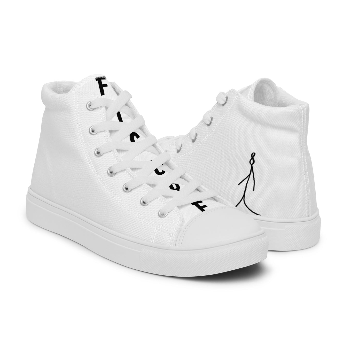 8Figure HighTop Canvas Shoes